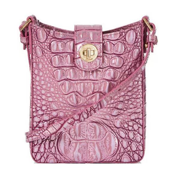 BRAHMIN MELBOURNE MULBERRY POTION MARLEY CROSSBODY BAG - Picture 1 of 11